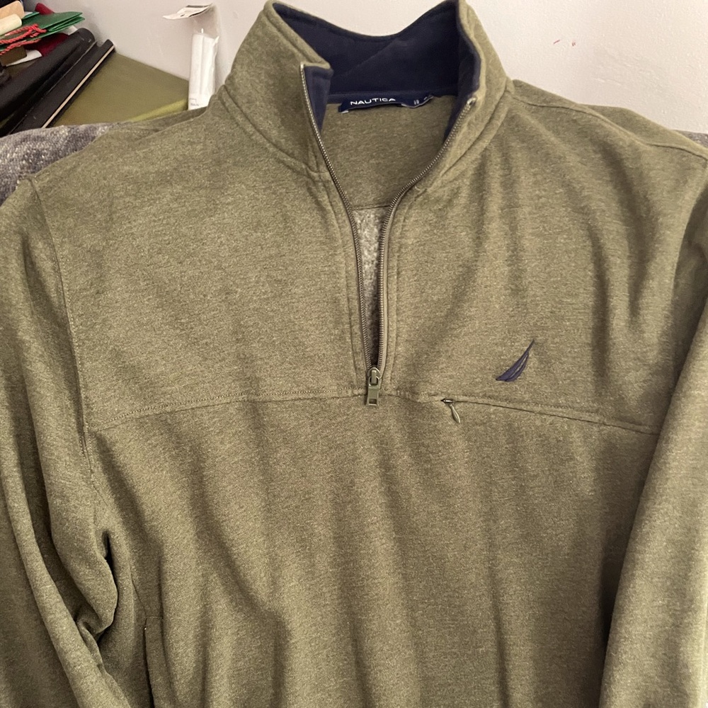 Dark Green mens XL nautica sweater